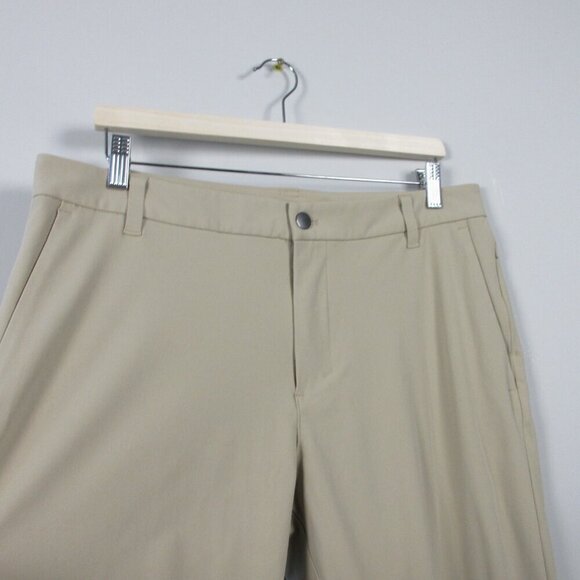 Lululemon Commission Pant Classic 32" Men 34 Beige Chino Stretch Performance 420 - Picture 5 of 11